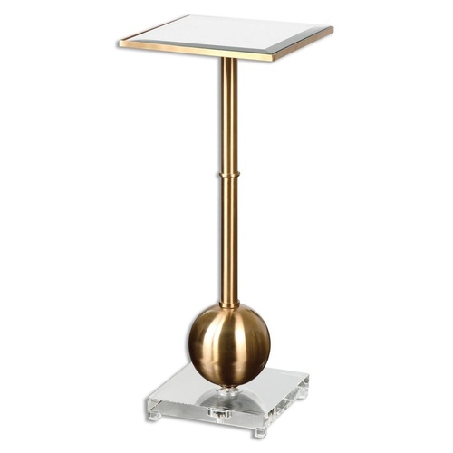 Used Uttermost Gold Metal Martini Tables for sale on AptDeco