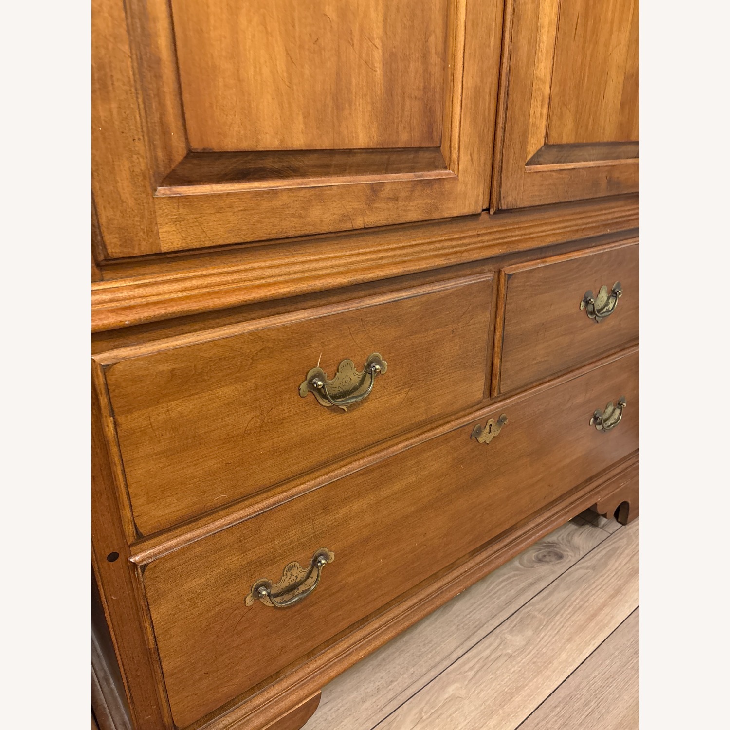 Ethan Allen Natural Wood Armoire - image-2