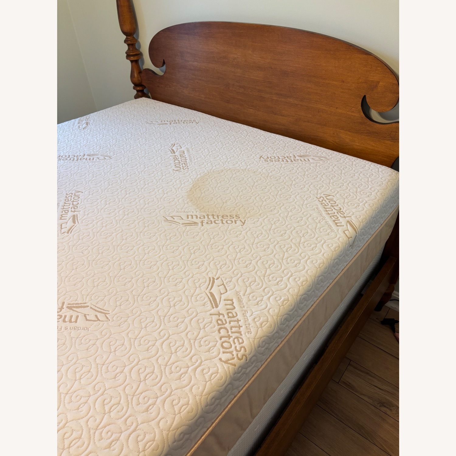 Ethan Allen Natural Wood Queen Bed - image-2