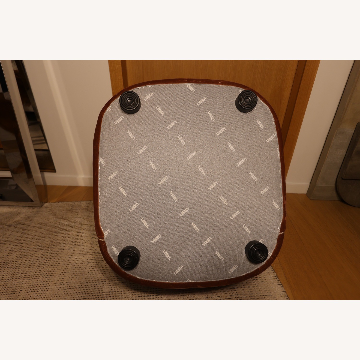 Orange Fabric  Felix Armchair by Lema - image-6