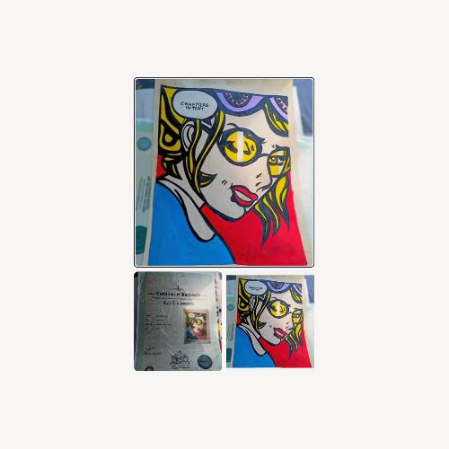Used Roy Lichtenstein Painting wit Papers for sale on AptDeco