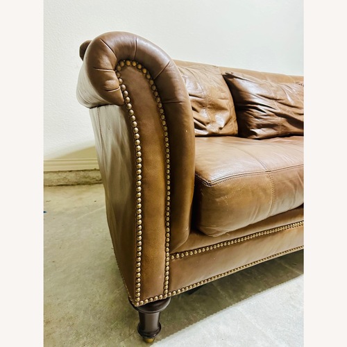 Used Vintage/Antique Light Brown 3+ Seater Sofa for sale on AptDeco