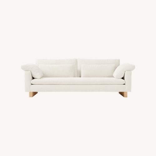 Used West Elm Harmony Natural Fabric 2 Seater Sofa for sale on AptDeco