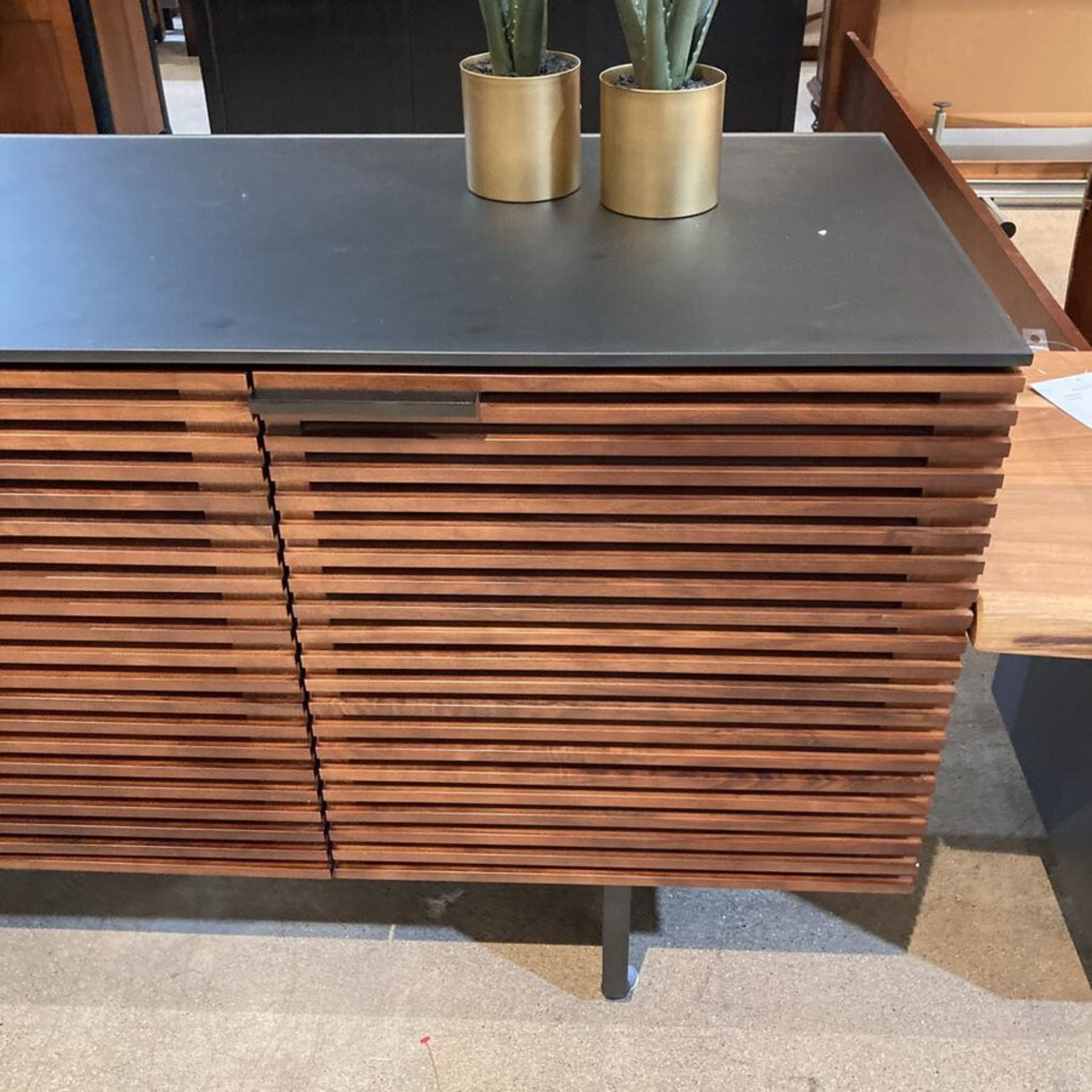 BDI Corridor Walnut Tv Stand Media Storage - image-4