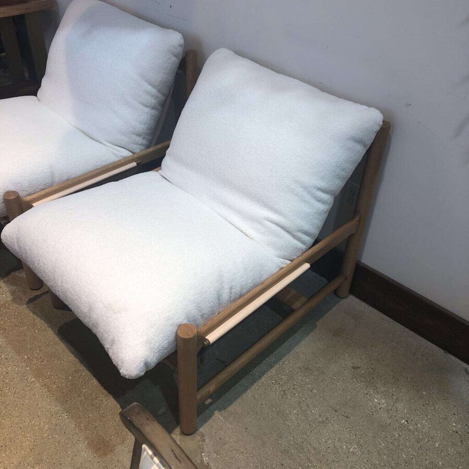 Denver Modern Avon Lounge Chair White - image-1