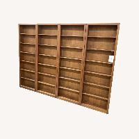 4 Ppc Set Modular Wood Bookcase 