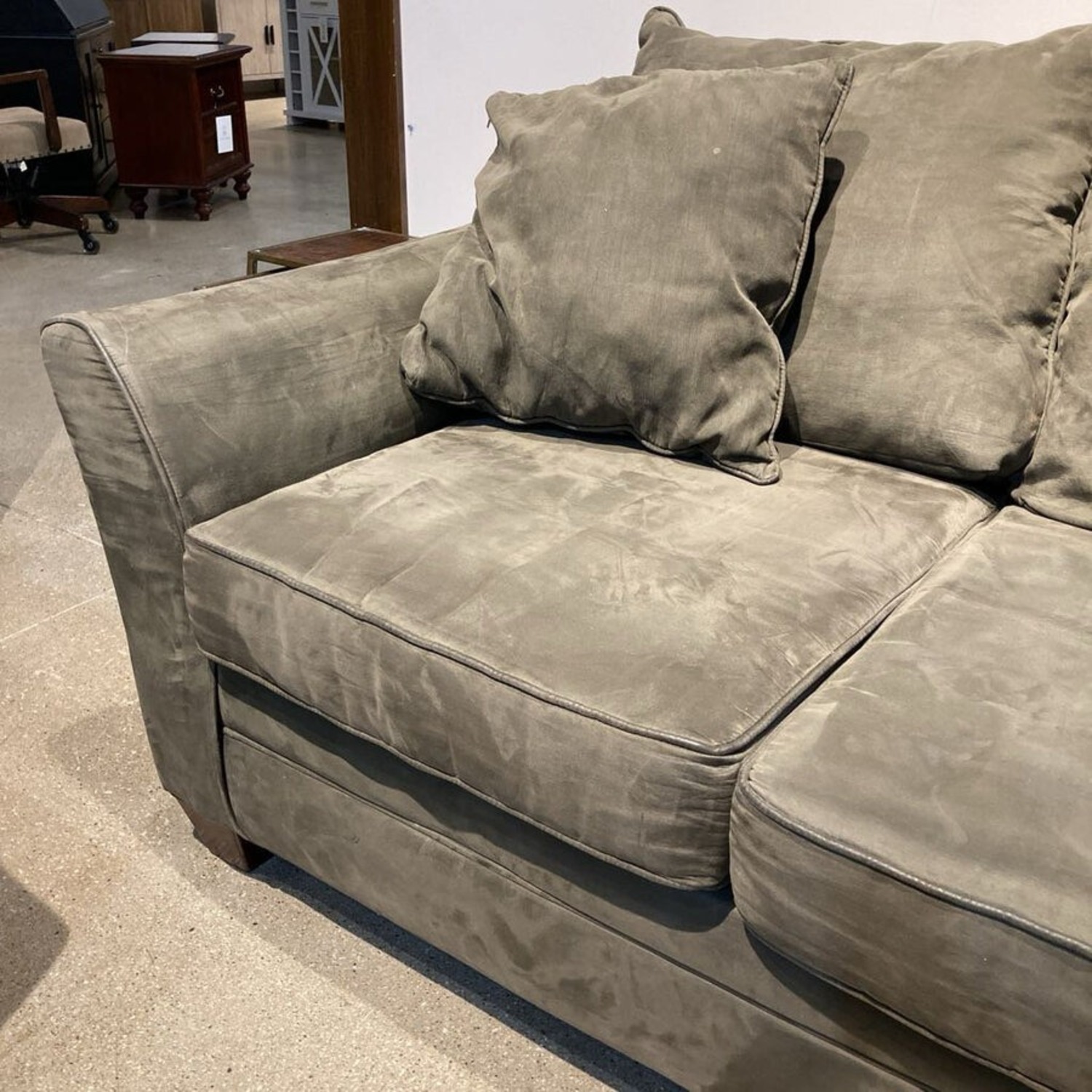  Three-Seat Sofa Forest Green - image-3