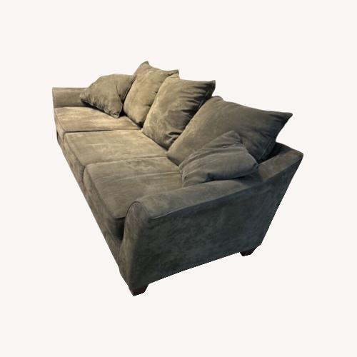 Used Three-Seat Sofa Forest Green for sale on AptDeco
