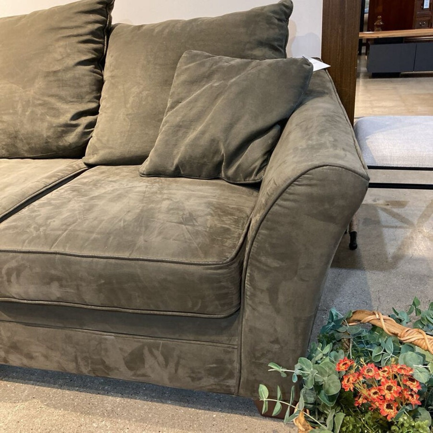  Three-Seat Sofa Forest Green - image-2