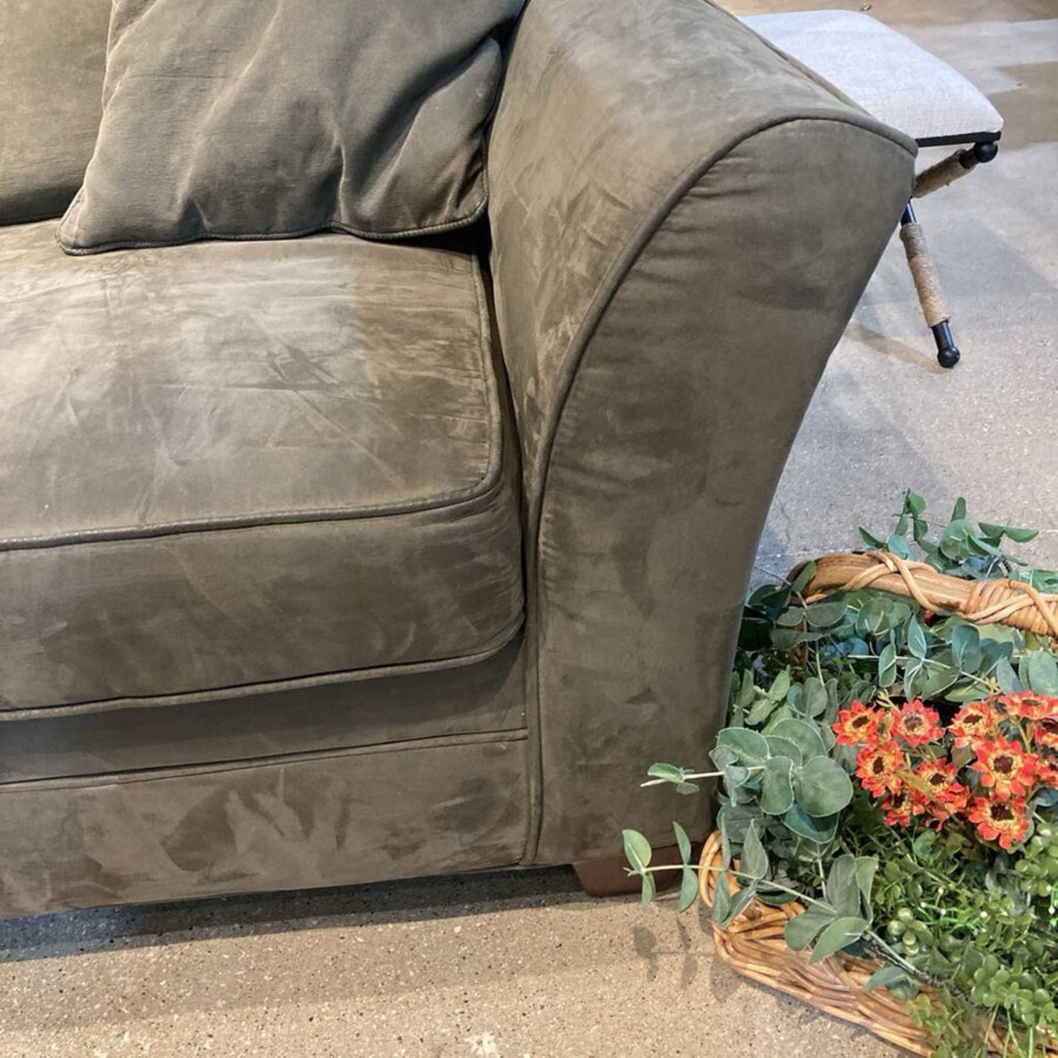  Three-Seat Sofa Forest Green - image-7