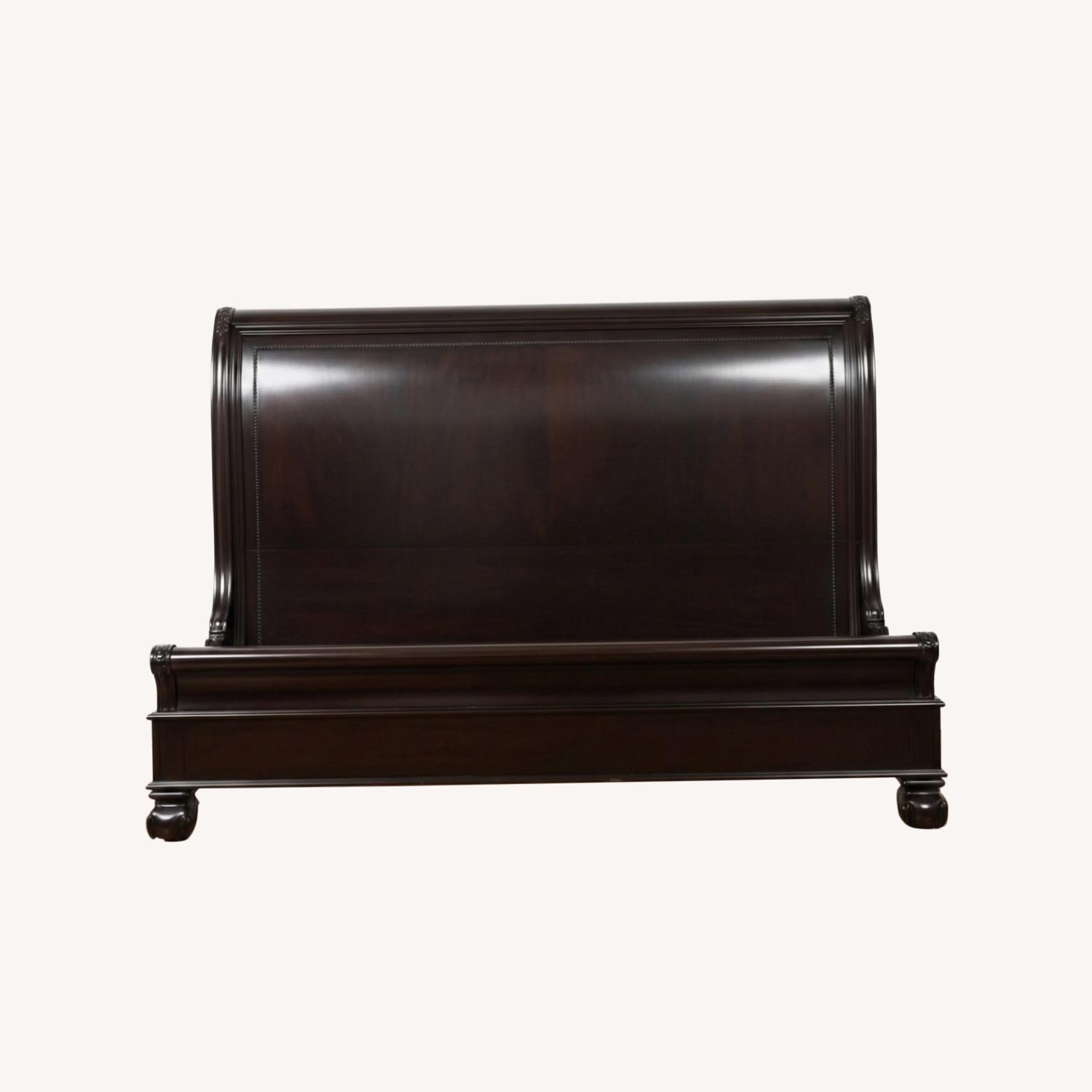Thomasville Brompton Hall King Sleigh Bed Frame - image-0