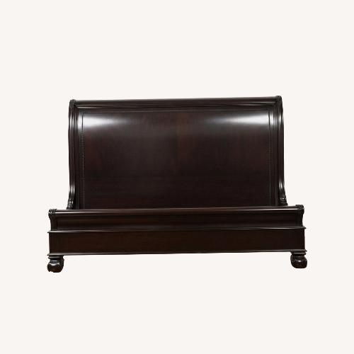 Used Thomasville Brompton Hall King Sleigh Bed Frame for sale on AptDeco