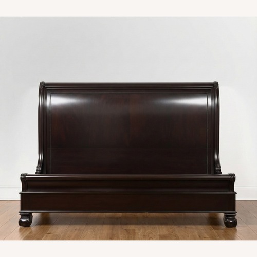 Used Thomasville Brompton Hall King Sleigh Bed Frame for sale on AptDeco