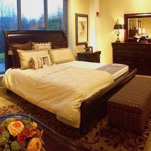 Used Thomasville Brompton Hall King Sleigh Bed Frame for sale on AptDeco
