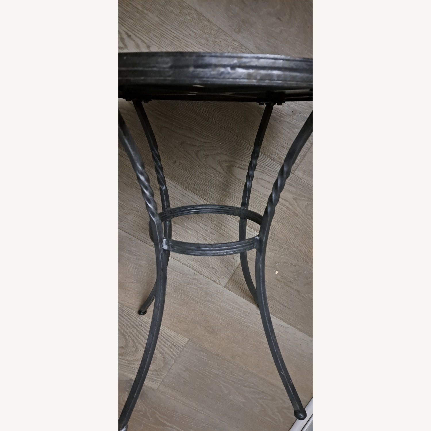 Small Round Cast Iron Table - image-2