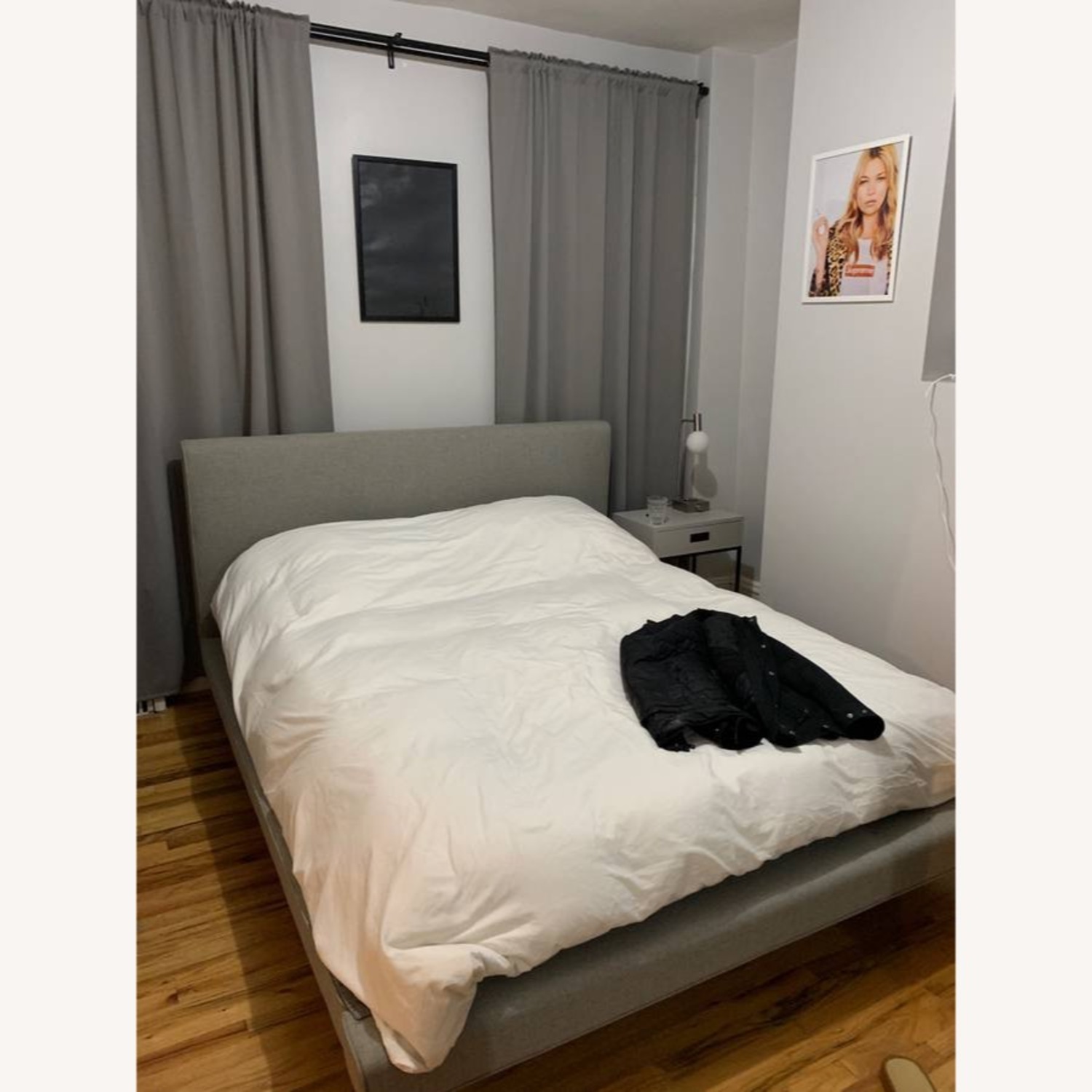 West Elm Mod Upholstered Bed - Queen - image-1