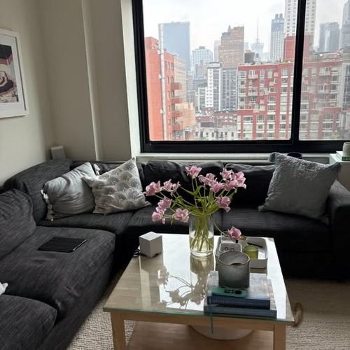 Used West Elm Urban Dark Gray Fabric 3+ Piece Sectional for sale on AptDeco