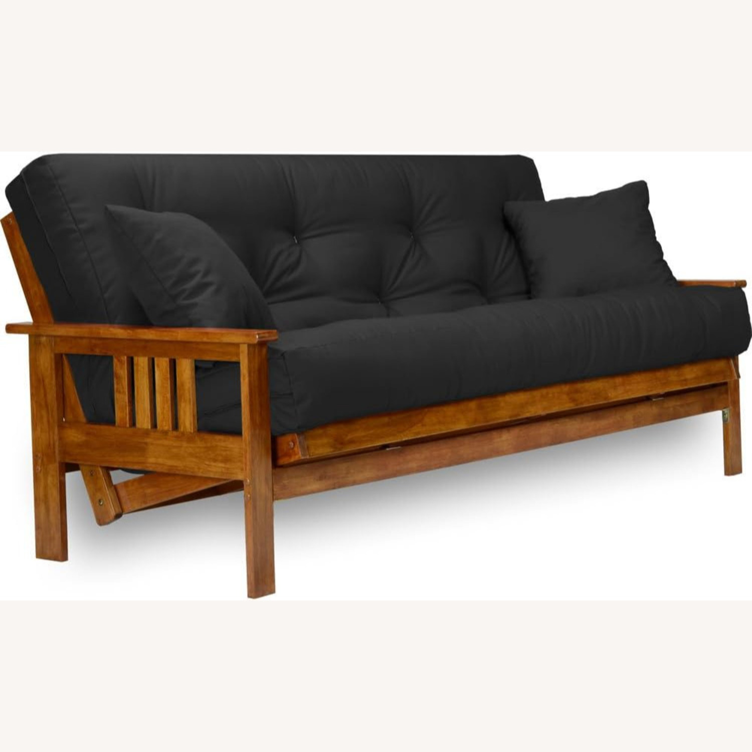 Nirvana Black Wood Futon - image-1