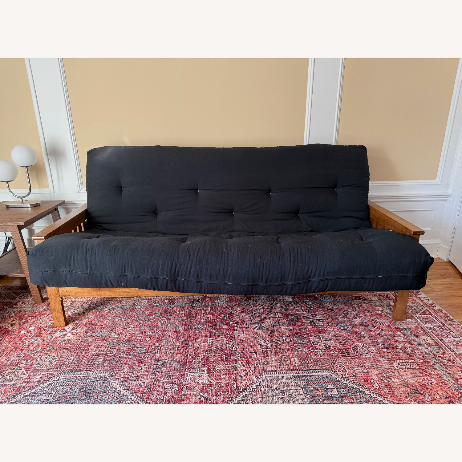 Nirvana Black Wood Futon - image-3