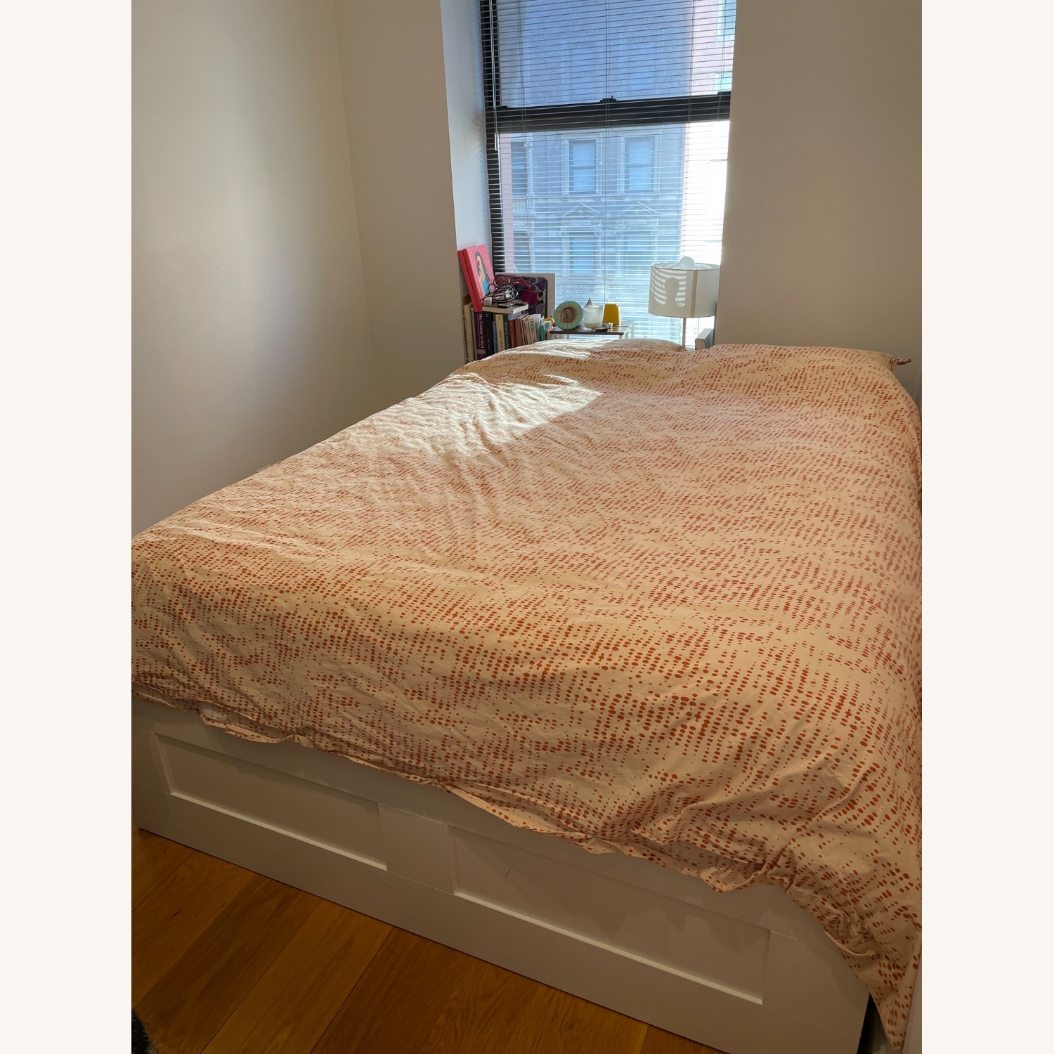 IKEA Brimnes White Wood Queen Bed - image-5