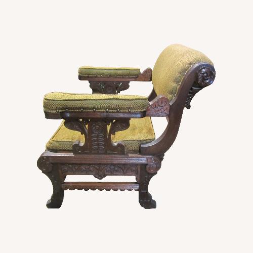 Used Vintage/Antique Finds Dark Brown Accent Chair for sale on AptDeco