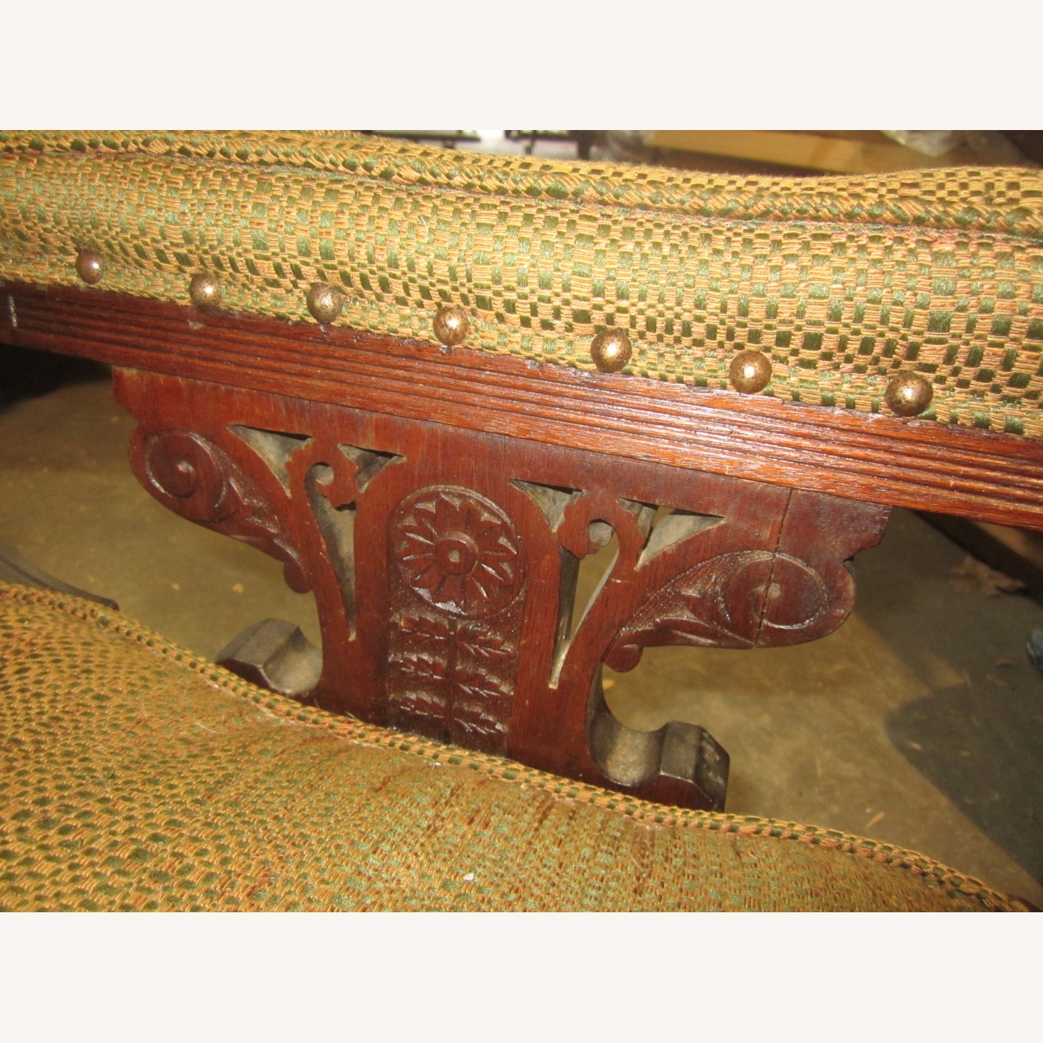 Vintage/Antique Finds Dark Brown Accent Chair - image-10