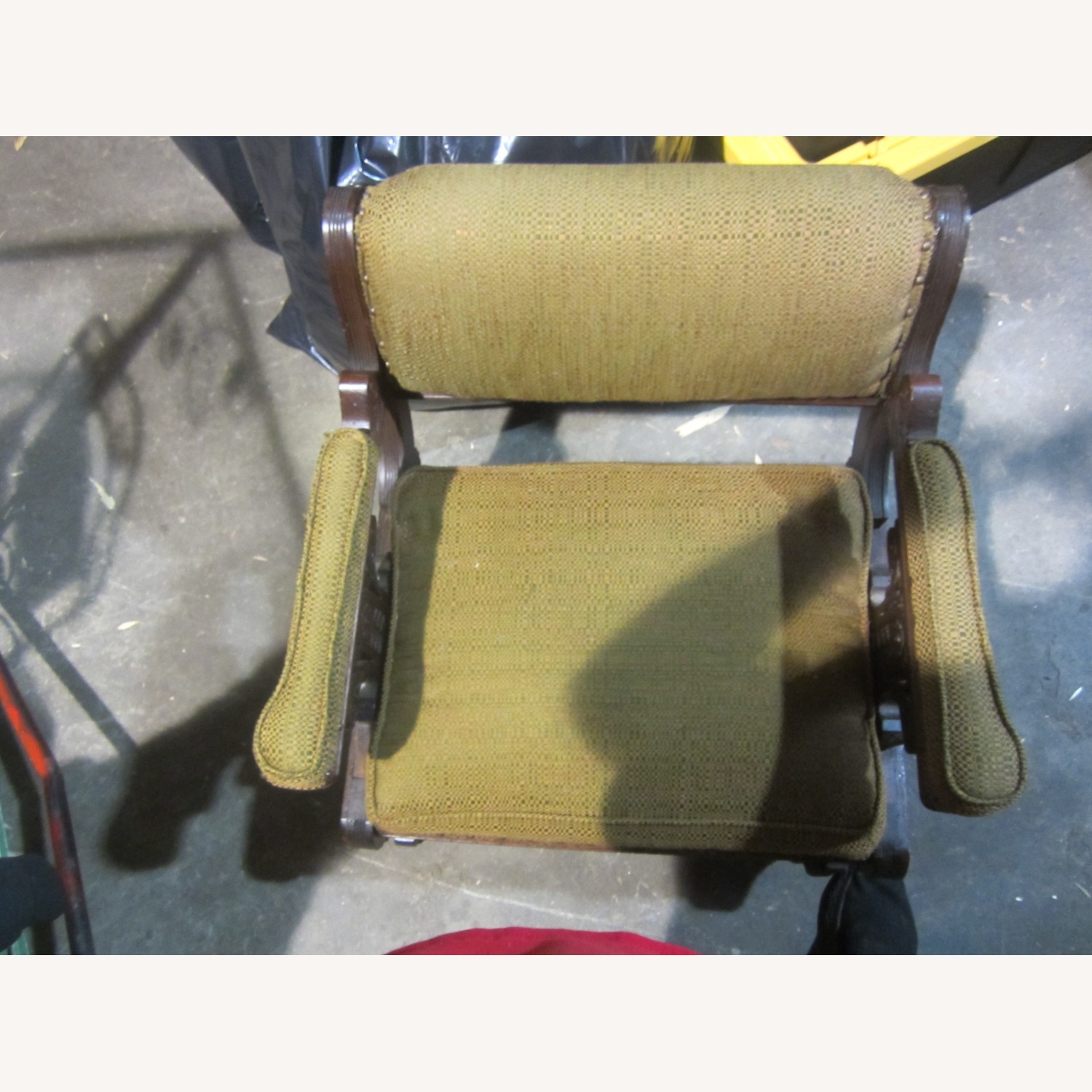 Vintage/Antique Finds Dark Brown Accent Chair - image-9