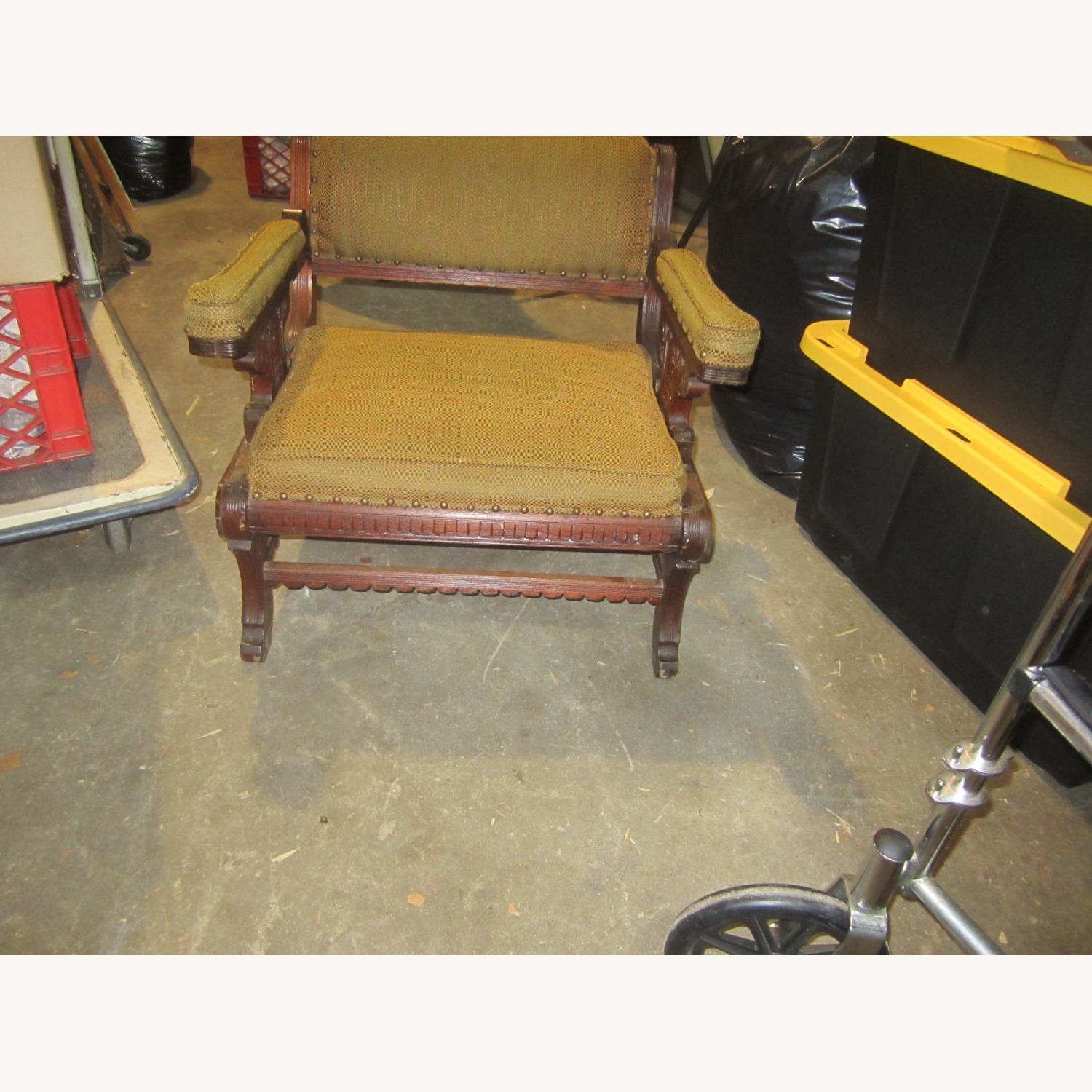 Vintage/Antique Finds Dark Brown Accent Chair - image-5