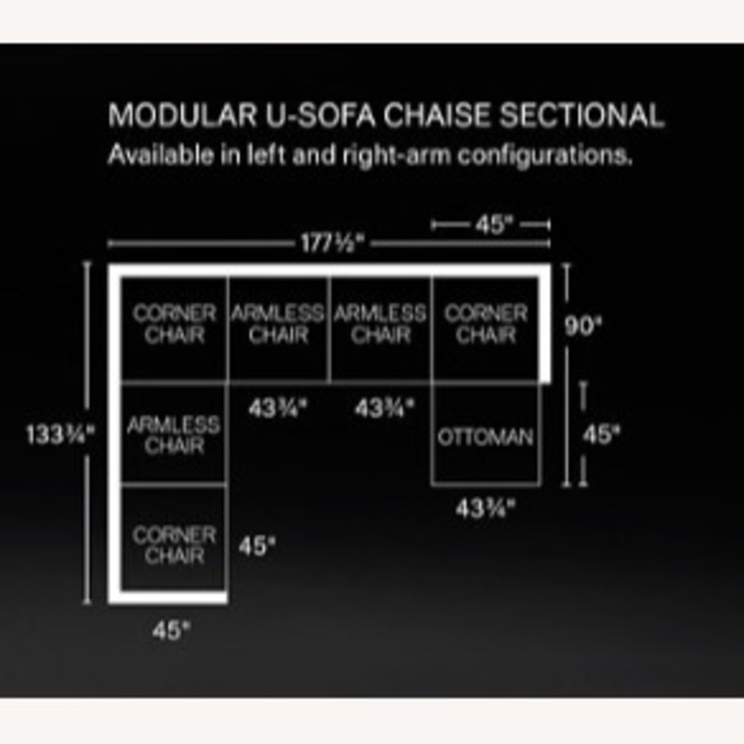 Restoration Hardware Cloud® Modular Sectional 7 Piece - image-1