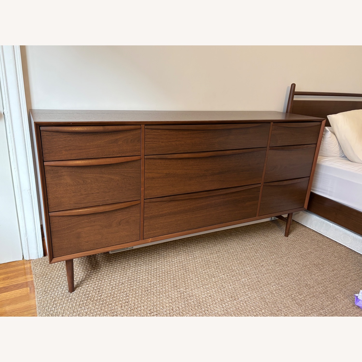 Article Lenia 9-Drawer Triple Dresser - Walnut - image-6