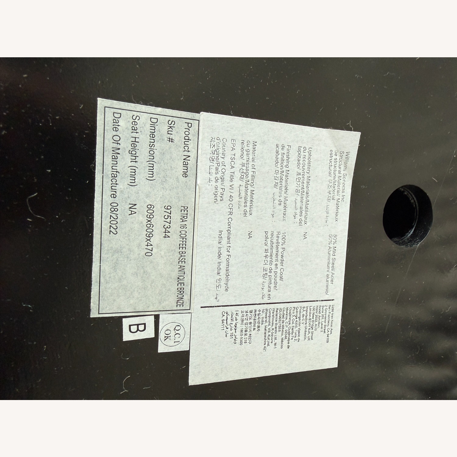 West Elm Miri Coffee Table 34"  - image-8