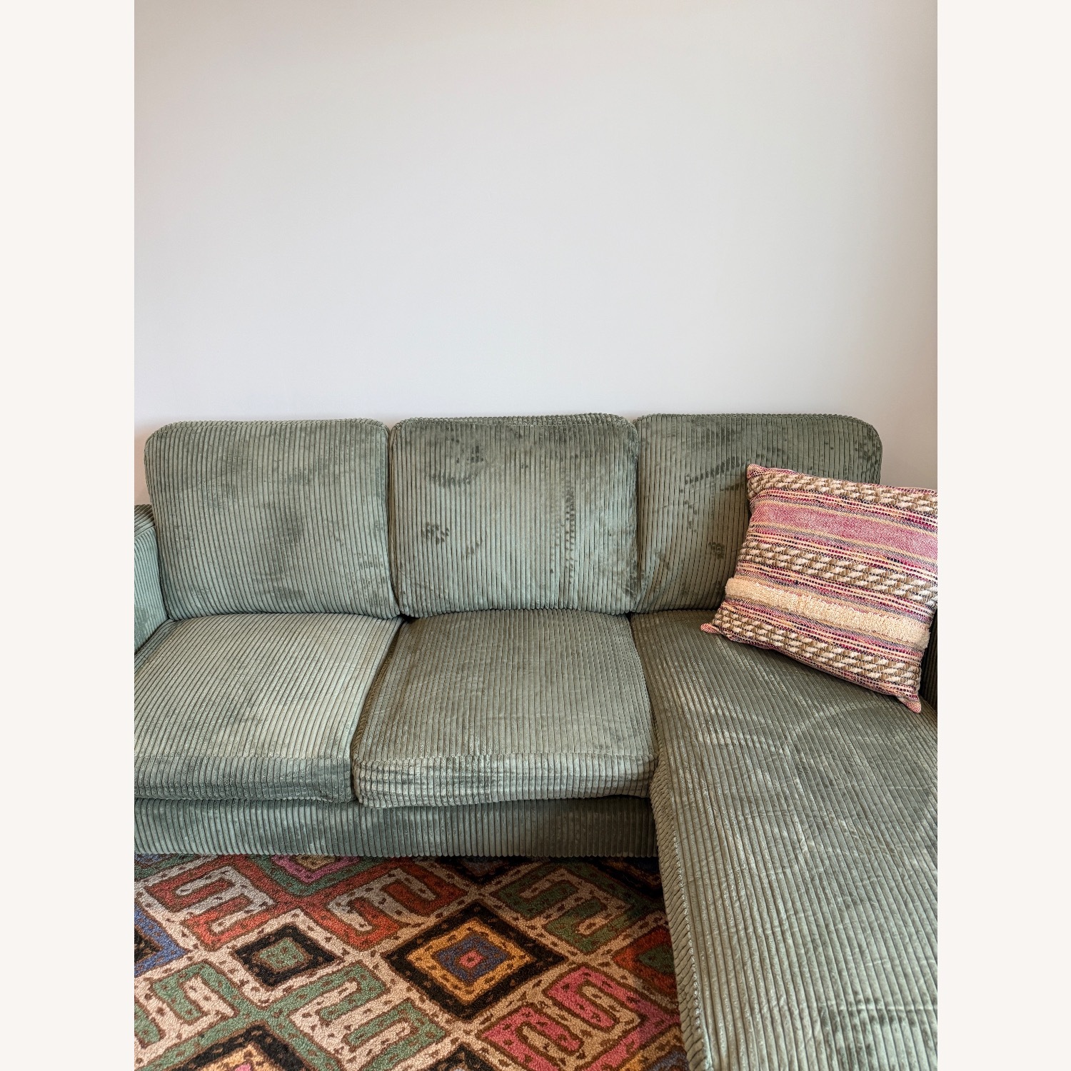 Wayfair Green Sectional  - image-2