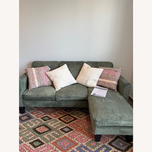 Used Wayfair Green Sectional  for sale on AptDeco