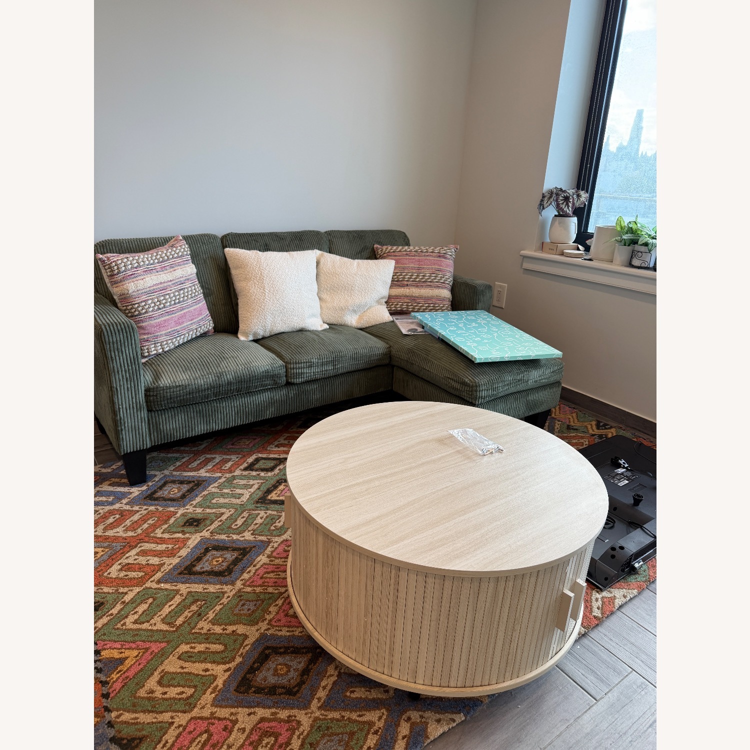 Wayfair Green Sectional  - image-3