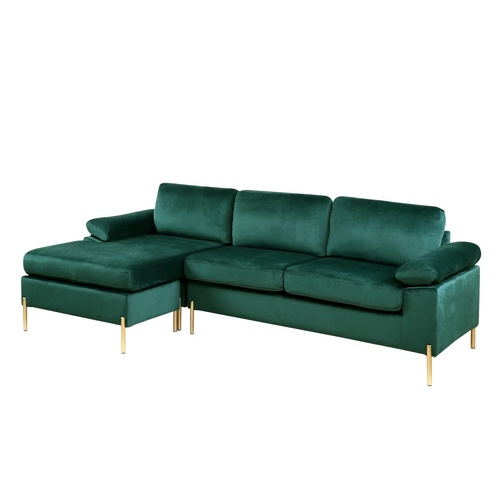 Used Emerald Green Couch Sectional for sale on AptDeco