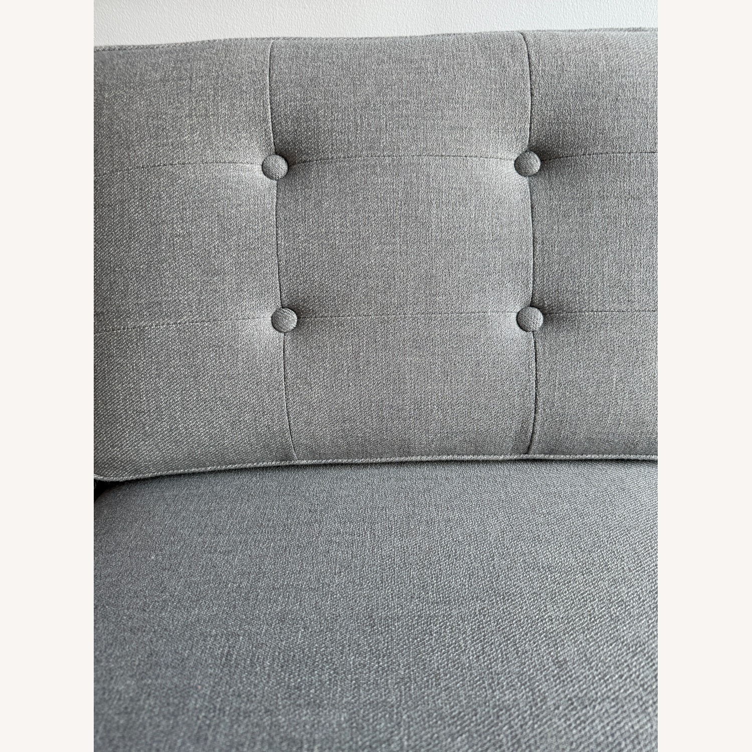 West Elm Drake Frost Gray Drake Sofa Reversible chaise - image-10