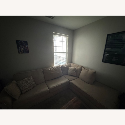 Used Natural Fabric 3+ Piece Sectional for sale on AptDeco