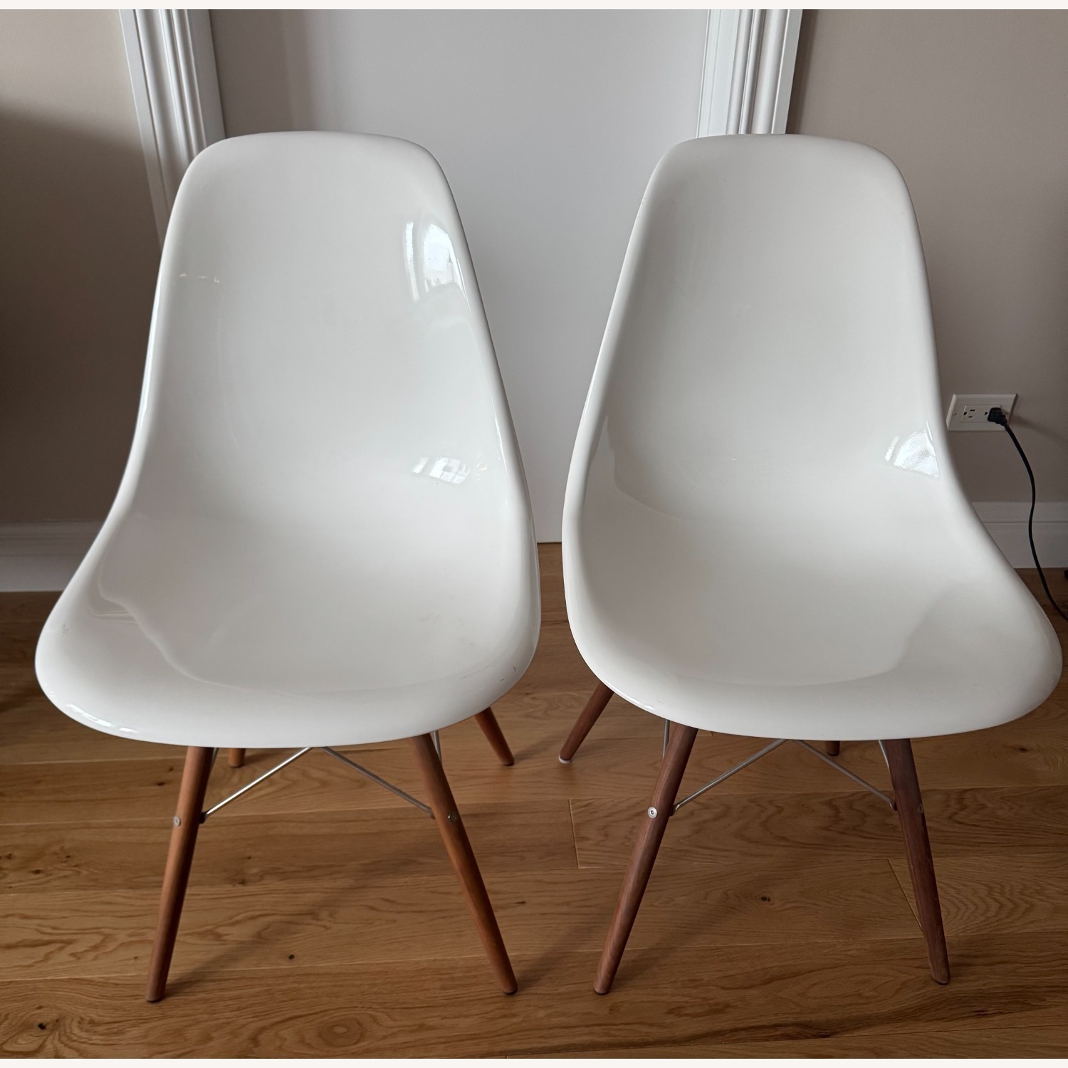 Sit Down New York Lorena White Dining Chairs - image-1