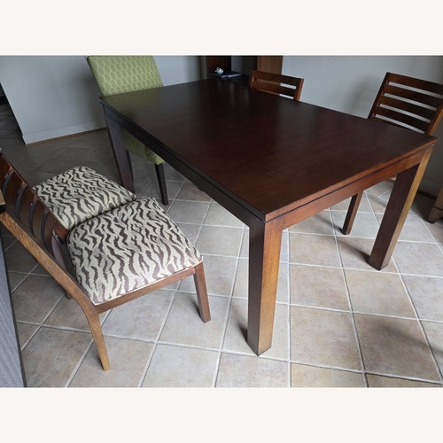 Used Ethan Allen Dark Brown Wood Dining Sets for sale on AptDeco