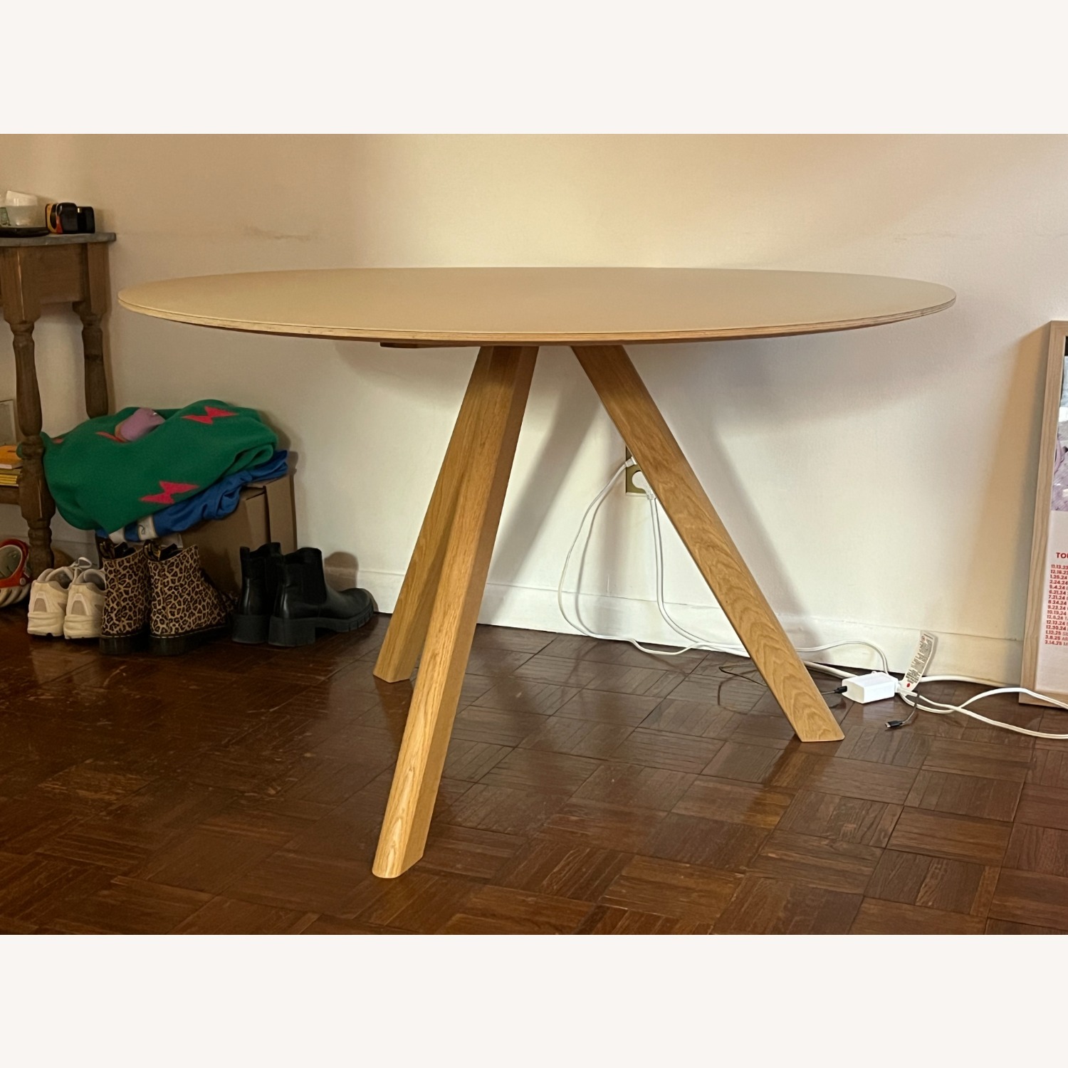 Design Within Reach Copenhague 20 White Wood Dining Table - image-3