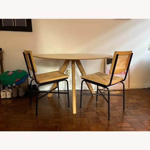 Used Design Within Reach Copenhague 20 White Wood Dining Table for sale on AptDeco