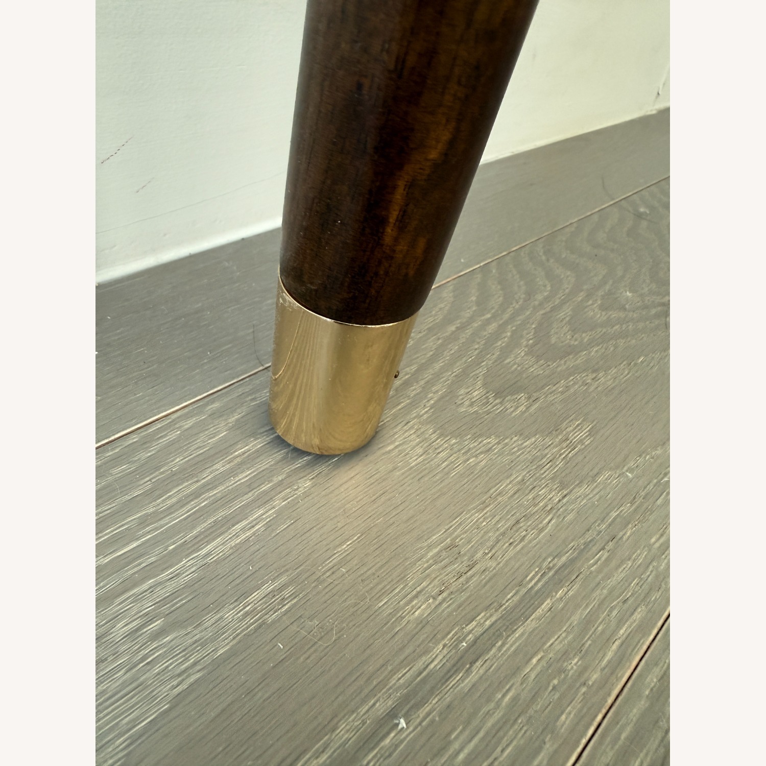 Houzz Dark Brown Wood Desk - image-2