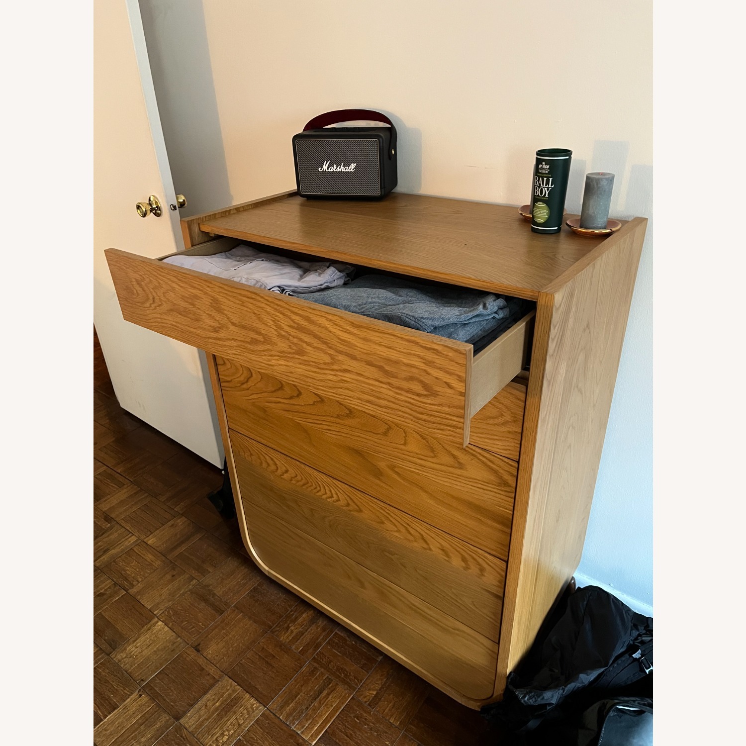 CB2 Stivale 5-Drawer Oak Dresser - image-2