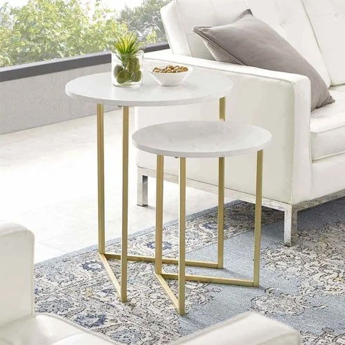 Used Wayfair White Metal Side Tables for sale on AptDeco