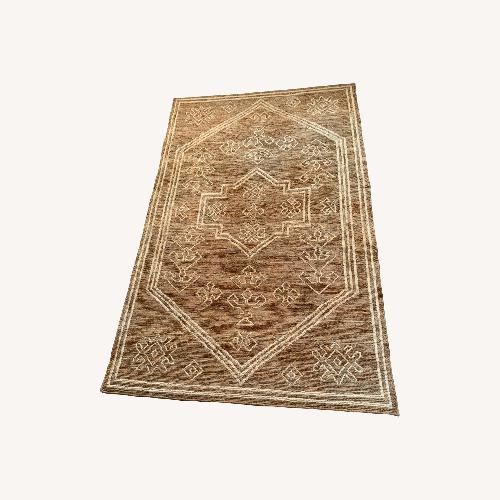 Used Ballard Designs Natural Jute Area Rug 5' x 8' for sale on AptDeco