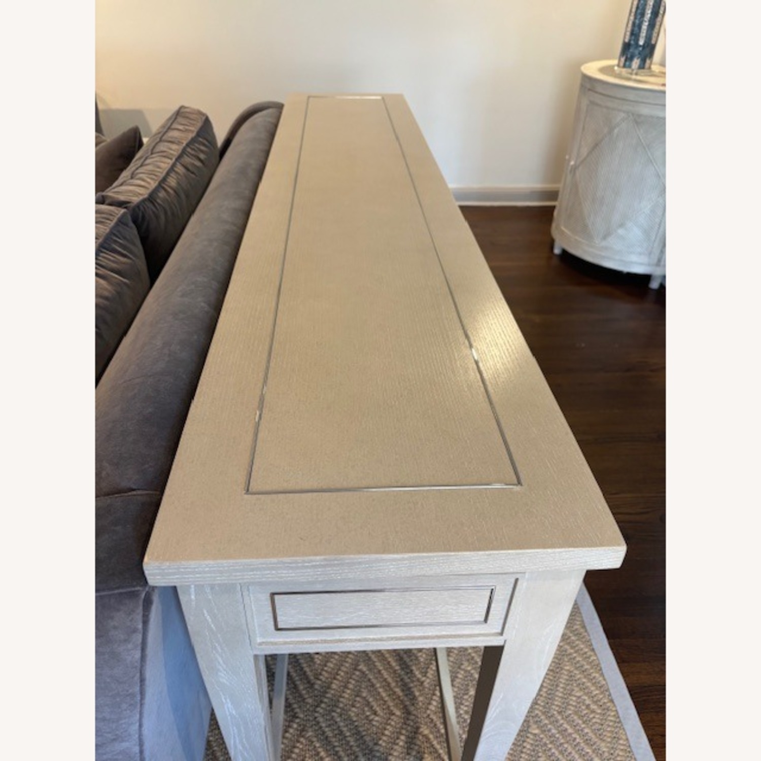 Bernhardt Furniture Light Gray Wood Side Table - image-3