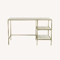 Thrive Furniture Tropius Desk White Marble Desk