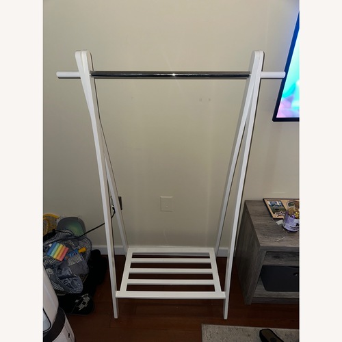 Used Urban Outfitters White Coat Rack for sale on AptDeco