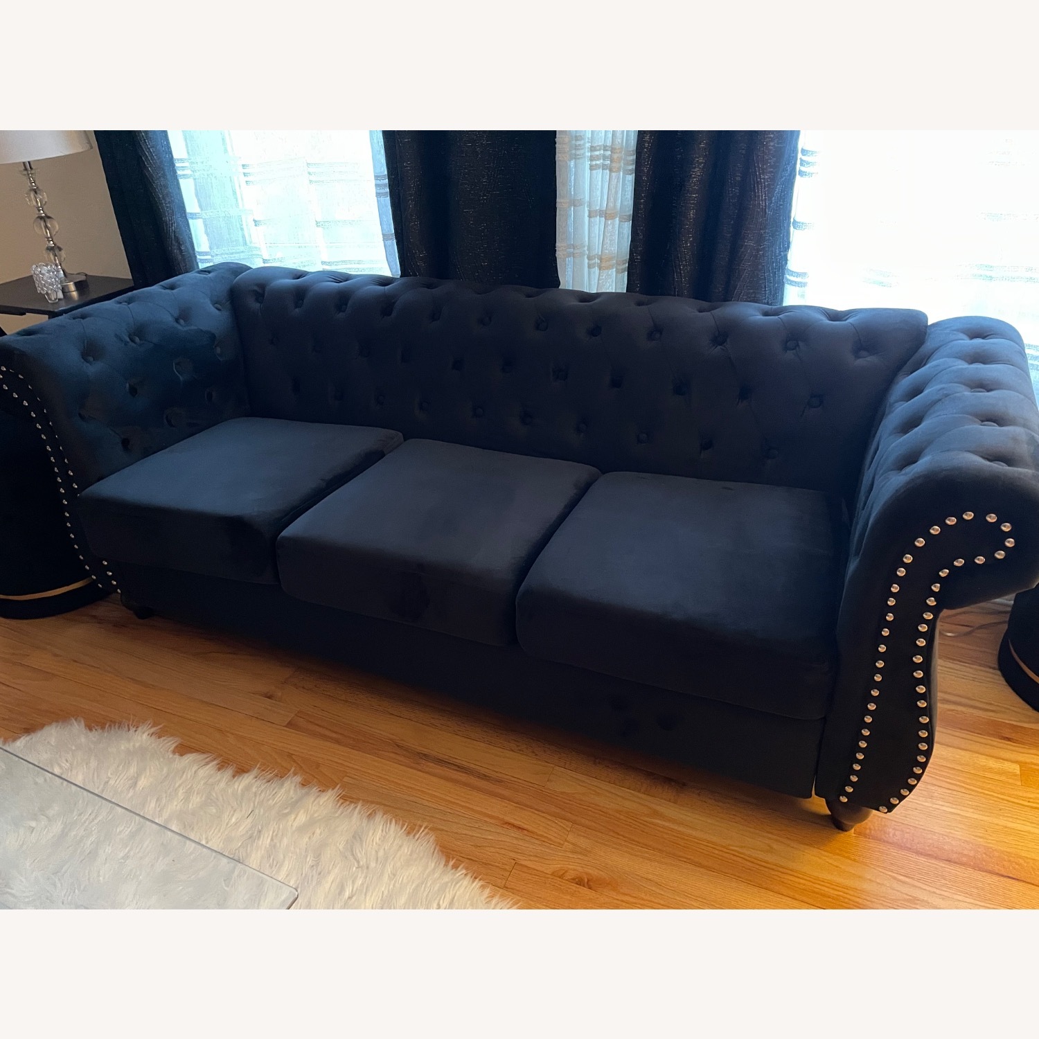 Wayfair Gosser 82.6'' Velvet Sofa - image-2