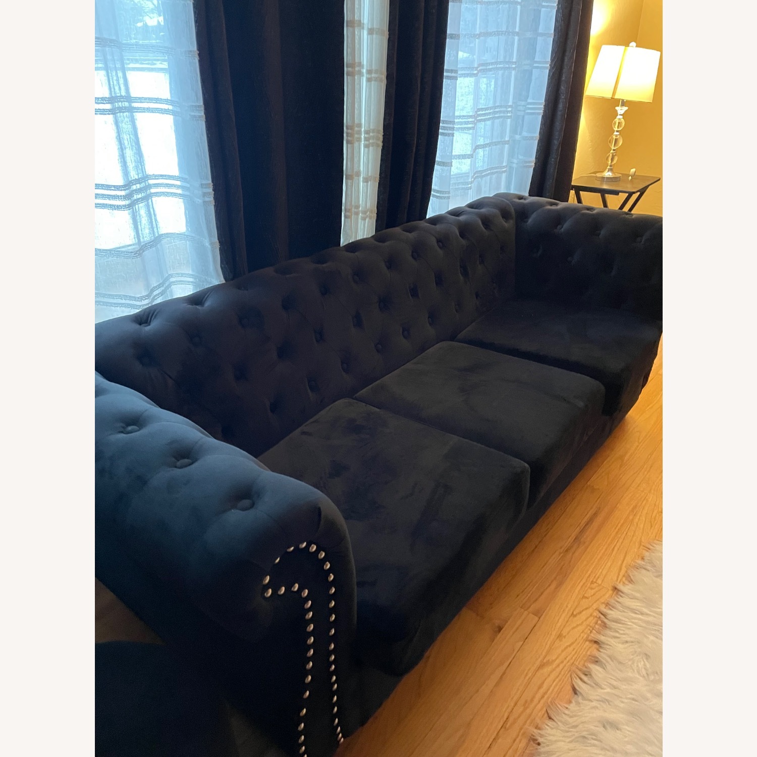 Wayfair Gosser 82.6'' Velvet Sofa - image-7